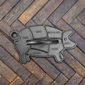 Seasoned Cast Iron Pig Press